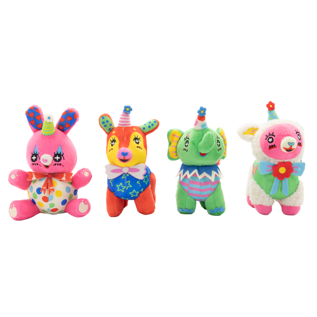 So Lazo Mystery Box Party Animals Plush Bag Charms
