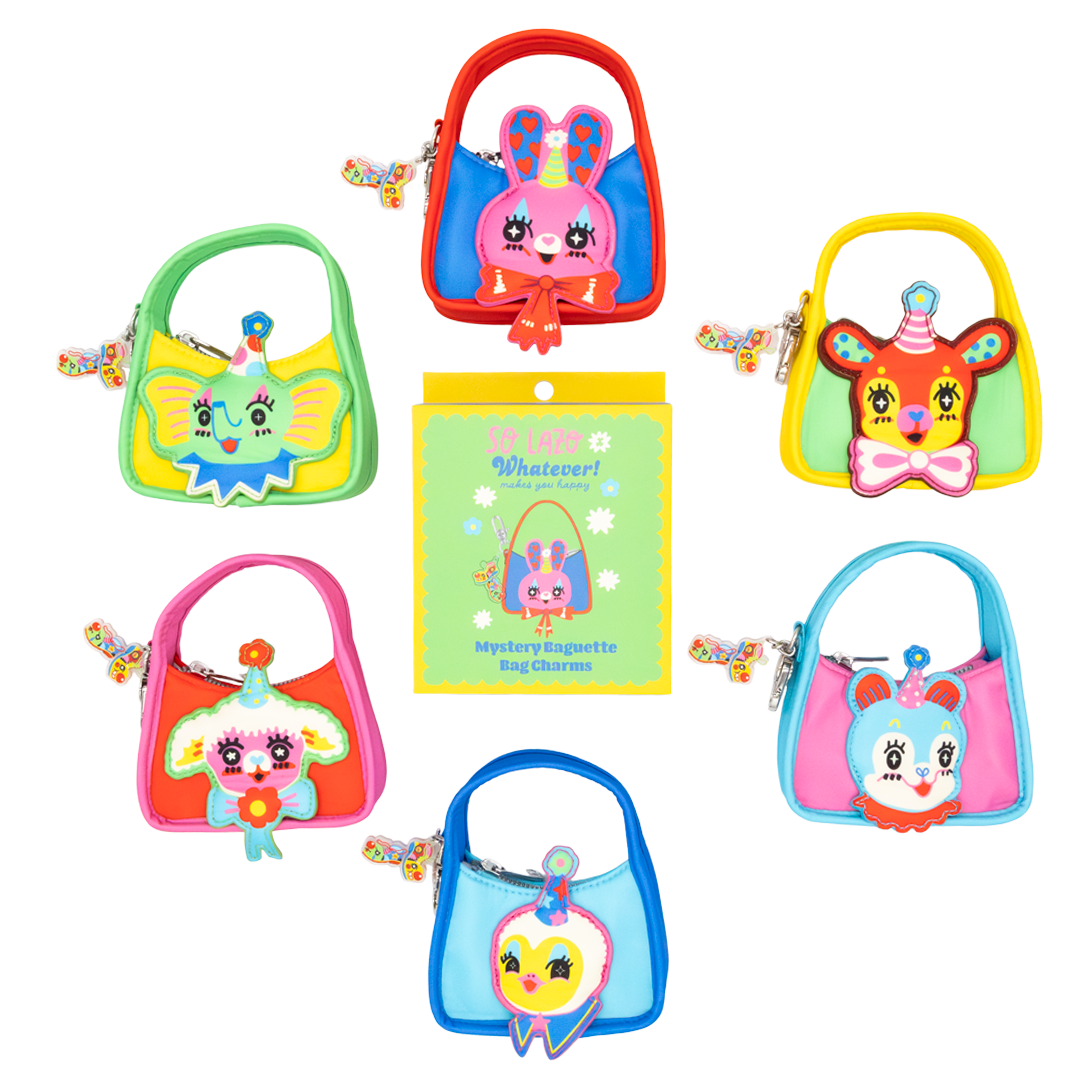 So Lazo Mystery Box Party Animals Mini Baguette Bag Charms