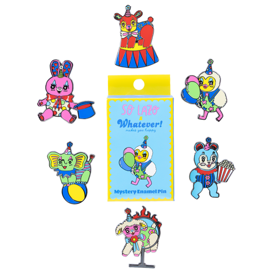 So Lazo Mystery Box Party Animals Enamel Pins