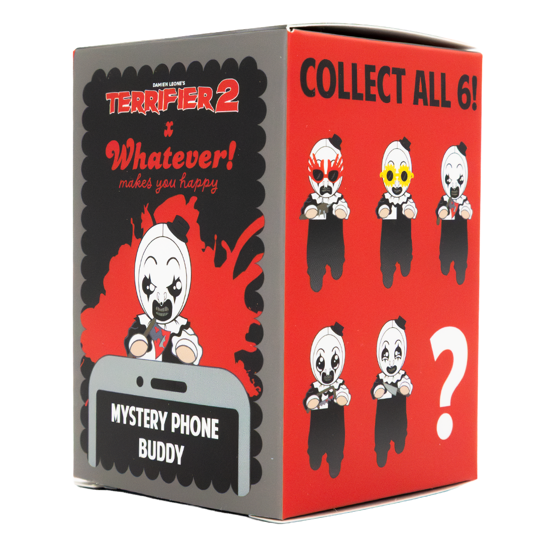 Terrifier 2 Mystery Box Art the Clown Phone Buddies