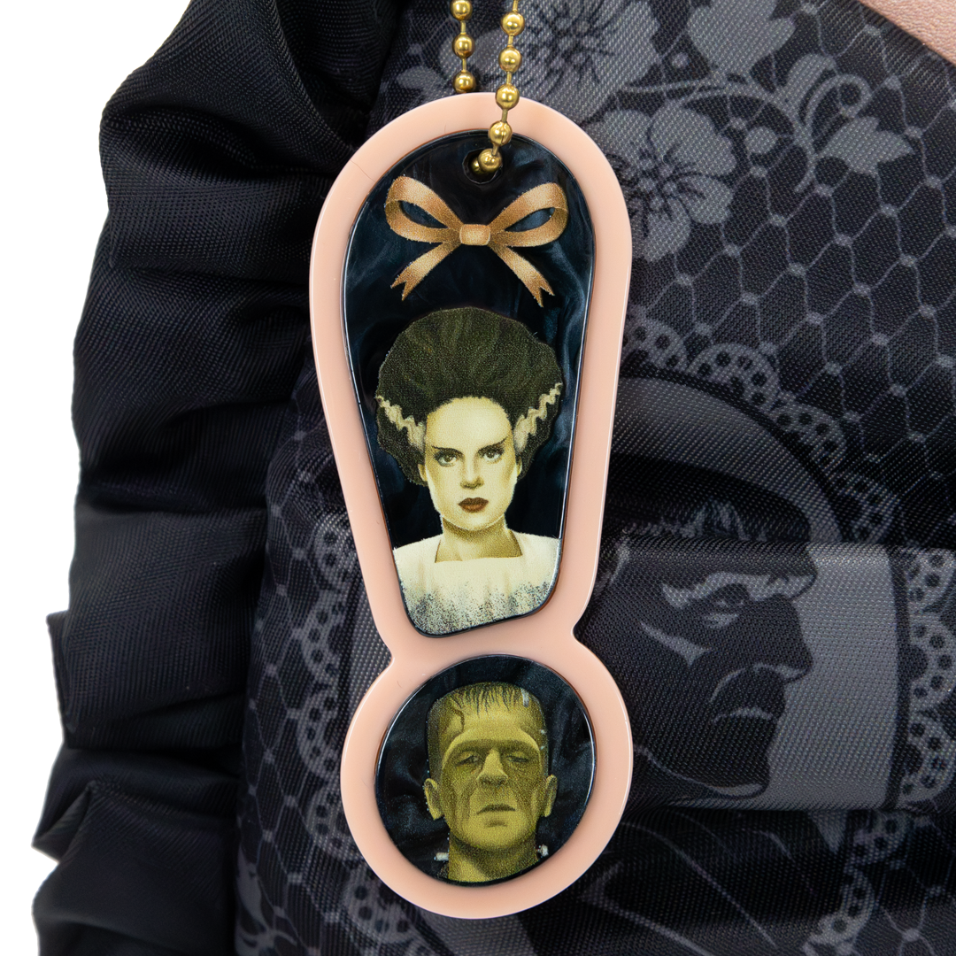 Universal Monsters Coquette Frankie & Bride Bow Baguette