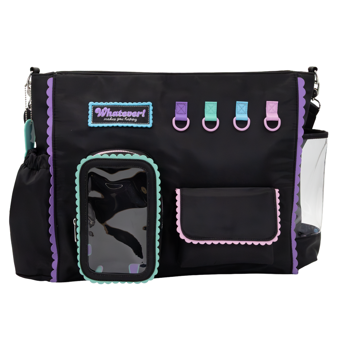 Whatever! Makes You Happy Black Emotional Support Trinket Bag ...
