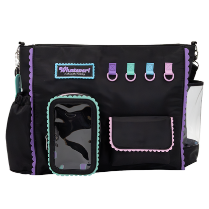Whatever! Makes You Happy Black Emotional Support Trinket Bag