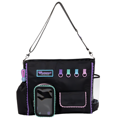 Whatever! Makes You Happy Black Emotional Support Trinket Bag