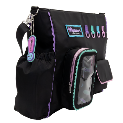 Whatever! Makes You Happy Black Emotional Support Trinket Bag