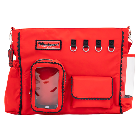 Whatever! Makes You Happy Red Emotional Support Trinket Bag