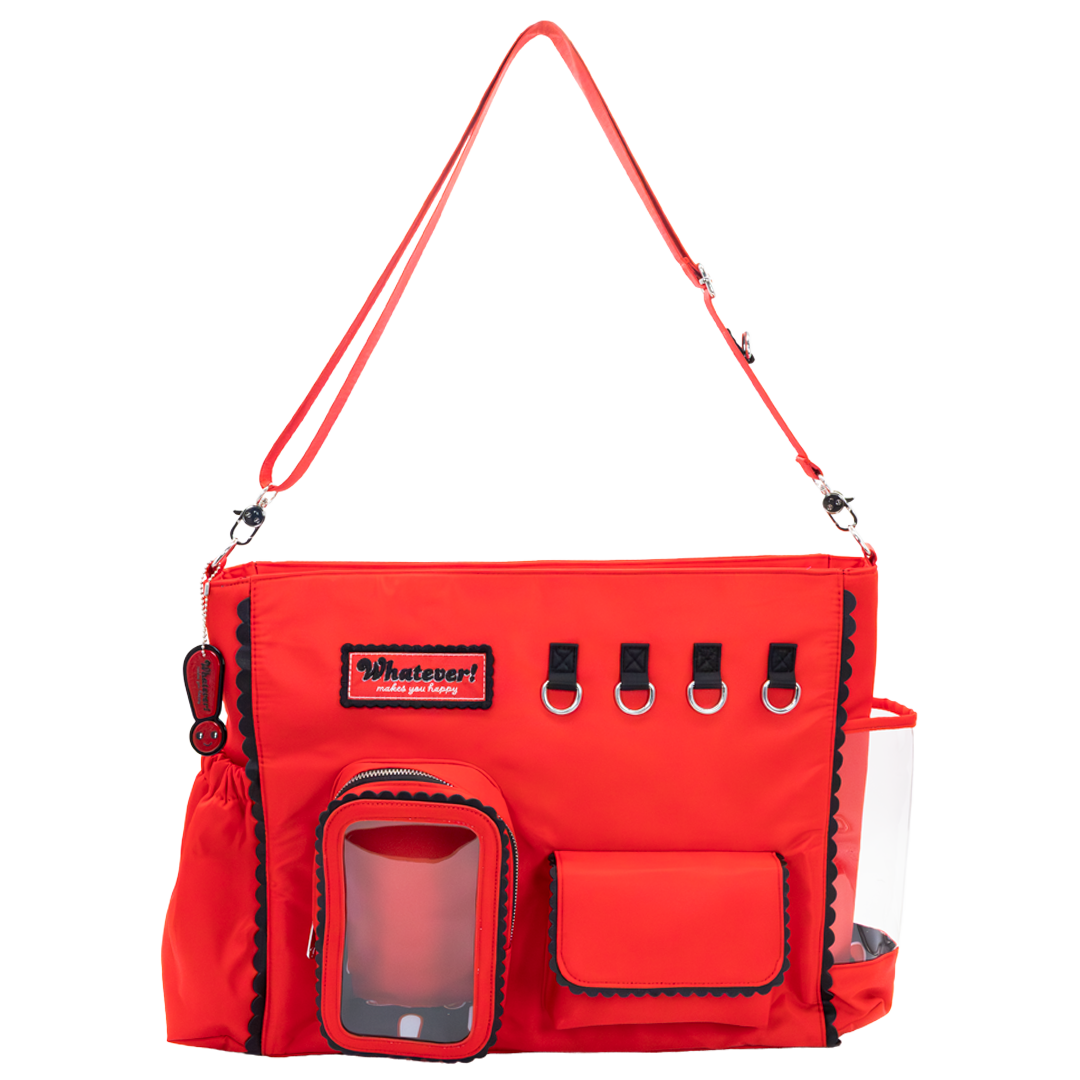 Whatever! Makes You Happy Red Emotional Support Trinket Bag