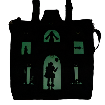 WB Horror House Oversized Padded Tote Bag