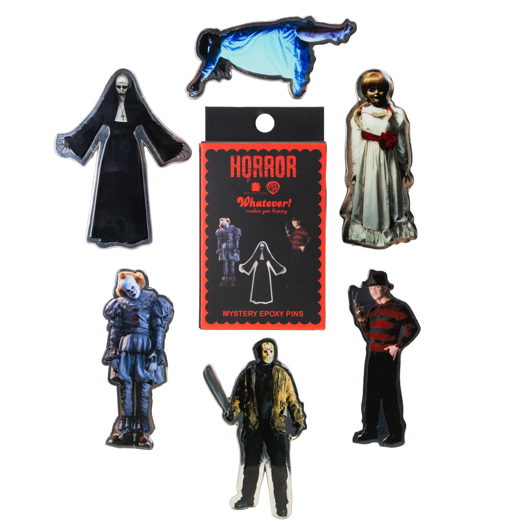 WB Horror Mystery Box Horror Icons Epoxy Pins