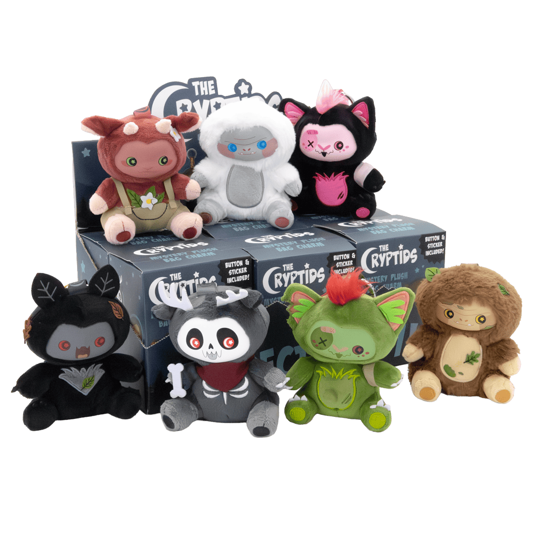 The Cryptids Mystery Box Plush Bag Charms (PDQ 6)
