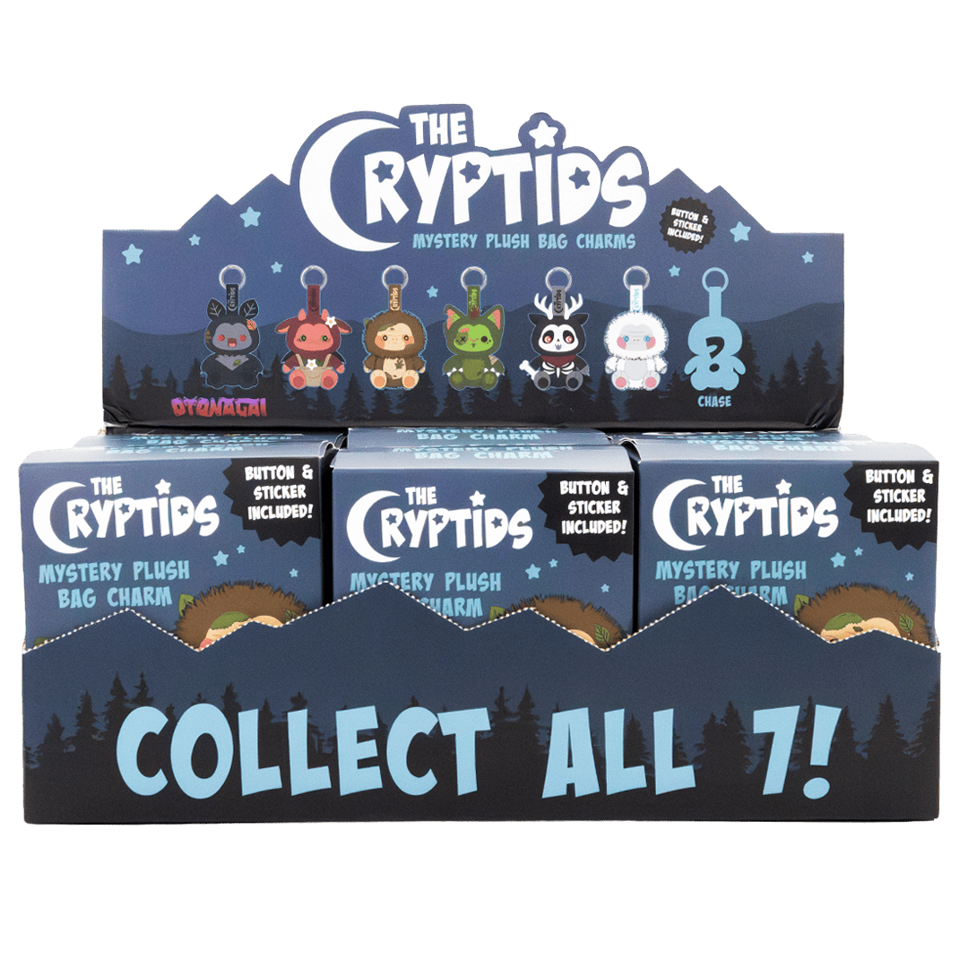 The Cryptids Mystery Box Plush Bag Charms (PDQ 6)