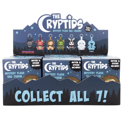 The Cryptids Mystery Box Plush Bag Charms (PDQ 6)