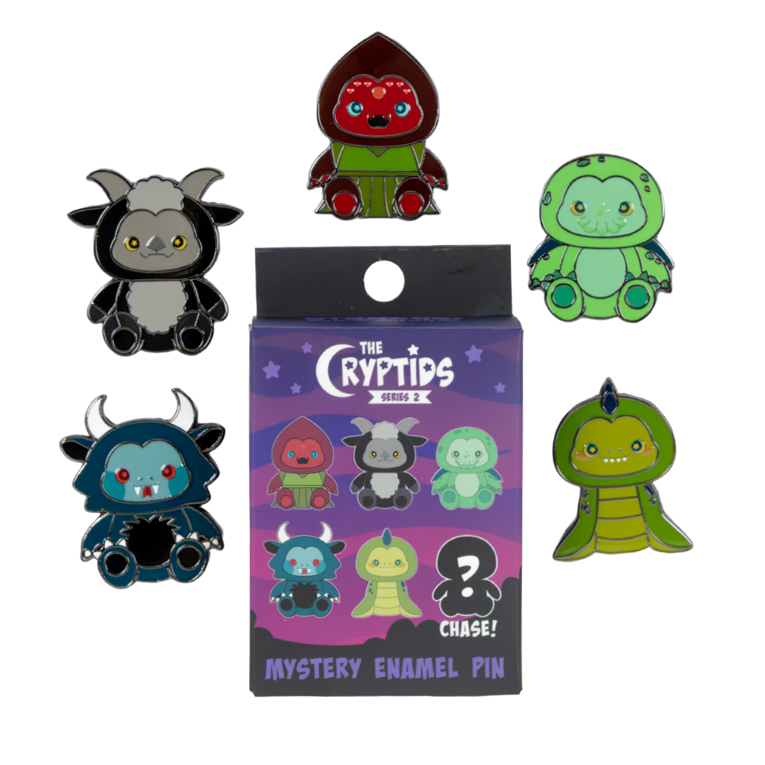 The Cryptids Series 2 Mystery Box Enamel Pins (PDQ 12)