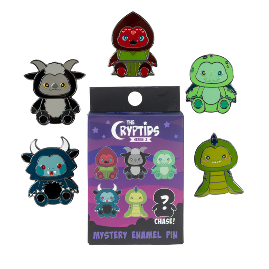 The Cryptids Series 2 Mystery Box Enamel Pins (PDQ 12)