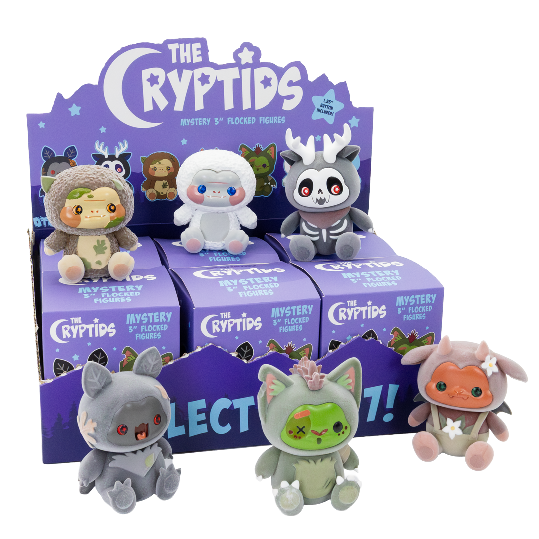 The Cryptids Series 1 Mystery Flocked Figures (PDQ 6)