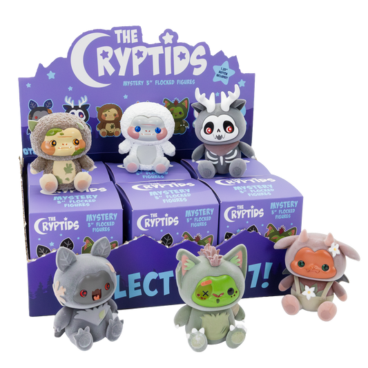 The Cryptids Series 1 Mystery Flocked Figures (PDQ 6)