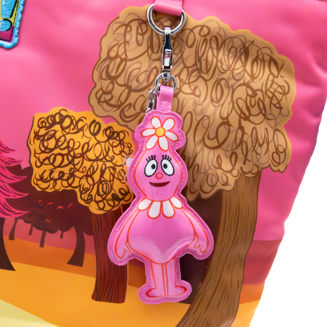 Yo Gabba Gabba Mystery Bag Glitter Vinyl Characters Padded Bag Charms