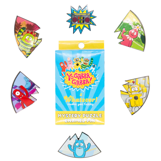 Yo Gabba Gabba Mystery Box Gabba Land Puzzle Enamel Pins