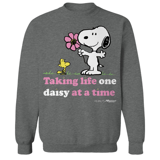 WMYH x Peanuts Snoopy One Daisy At A Time Crew Neck