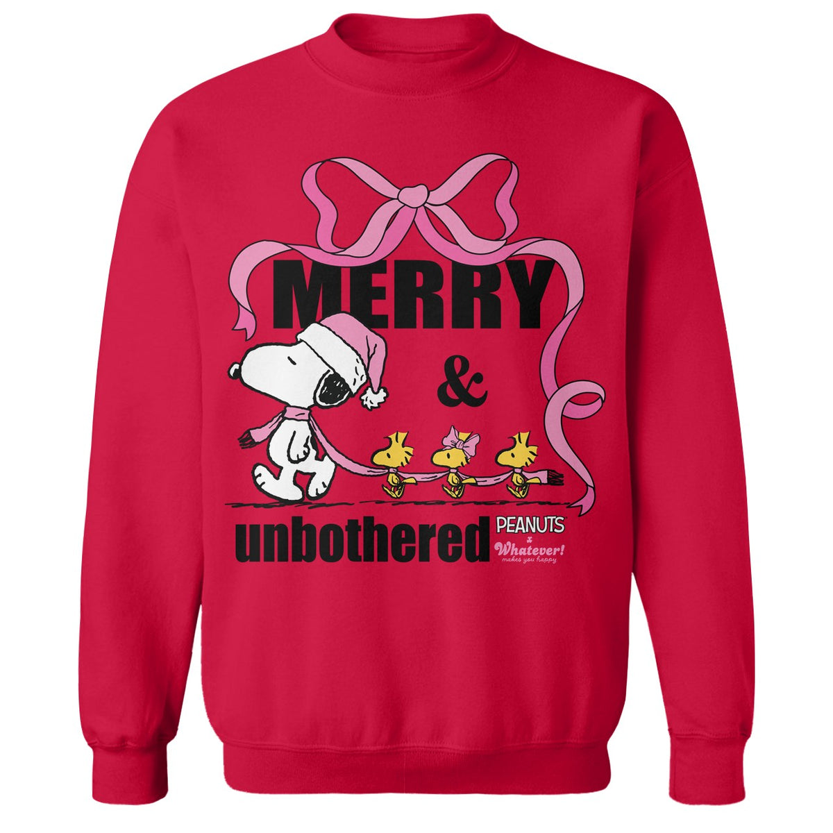 WMYH x Peanuts Snoopy Merry & Unbothered Crewneck